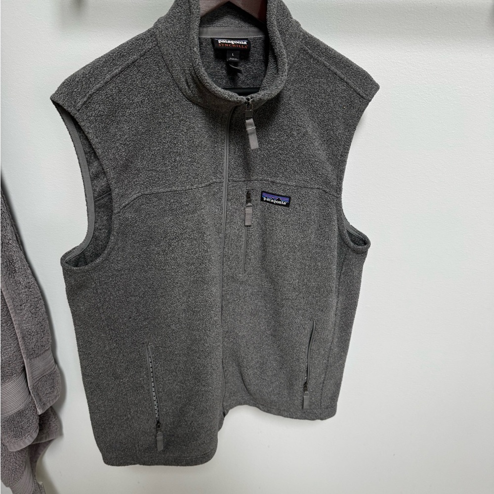 Patagonia Dark Gray Synchilla Fleece Jacket